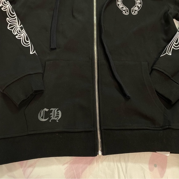 Moletom Chrome Hearts Horseshoe Zipper - Picture 4 of 7